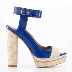 Ann Taylor Briston Two-Tone Espadrille Platform